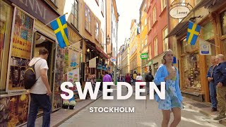 Discover the Magic of Stockholms Old Town  Gamla Stan🍦🏛️ 🇸🇪 4K Sweden Summer Walk 2023 [upl. by Conrado]