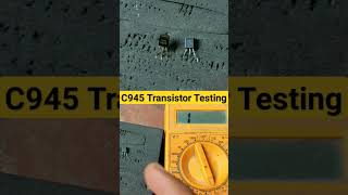 C945 Transistor Testing transistor howtocheck c945 creativescienceworkshop electronics shorts [upl. by Blanche]