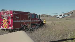 Accessing the Border 38 Fire in San Diego County [upl. by Odetta]