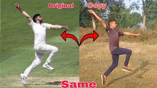 Slow Motion Bowling Action  Jasprit Bumrah Action cricket practice cricketlover cricket [upl. by Wooldridge]