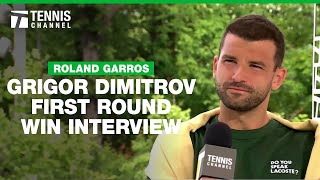 Grigor Dimitrov Sees Opportunity in Roland Garros Draw  2024 Roland Garros First Round [upl. by Iralav964]