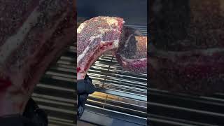 SHORTS Wicked BBQs Tomahawk Steak  Pit Boss Grills [upl. by Eidnas]