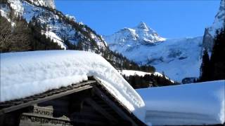 Visit to the Valley of the Wetterhorn Bernese Alps Switzerland [upl. by Dlorej]