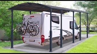 Palram  Canopia  Montage des carports campingcar Alpine [upl. by Saqaw554]