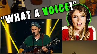 ASTOUNDING SPRINGSTEEN COVER  Jørgen Dahl Moe  The Voice Norway  Madison Thompson LCR Reaction [upl. by Kristy]