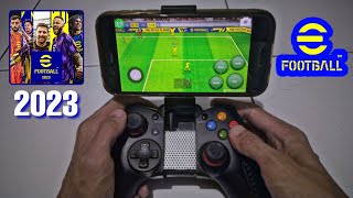 eFootball 2023 Mobile with Controller Gameplay Tutorial [upl. by Acinemod942]