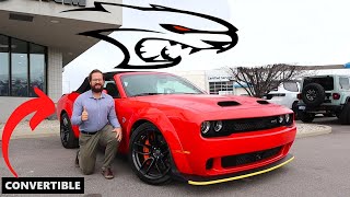 NEW Dodge Challenger Hellcat Convertible Its Real [upl. by Harley]