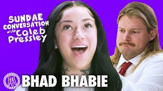 BHAD BHABIE Sundae Conversation with Caleb Pressley [upl. by Ellehcit]