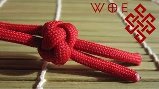 How to Tie the Ideal Paracord Lanyard Knot Two Strand Diamond Knot [upl. by Neeruam43]