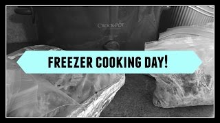 Freezer Cooking Day With Recipes [upl. by Belita717]