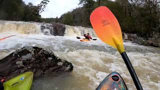 Whitewater Tour of the Ouachitas 3222022 Crooked Lil MO Camp Baker Cossatot River Arkansas [upl. by Ellecram343]