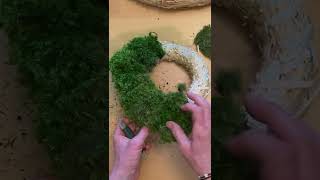 How To Make a Preserved Moss Wreath [upl. by Nairahcaz]