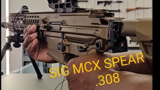 SIG MCX SPEAR 308 RIFLE REVIEW [upl. by Laehcor]