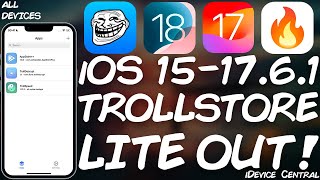 iOS 150  1761  18 TrollStore Lite RELEASED For All Devices  TrollStore 21 JB Required [upl. by Pedersen290]