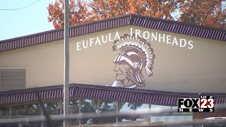 Video Eufaula High School football coach accused of punching 17yearold player in face [upl. by Arras984]