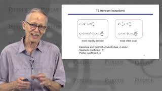 Introduction to Thermoelectricity L11 Theory  Introduction [upl. by Chavaree]