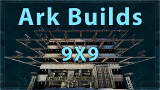 Ark Builds  9x9 With Outside Crafting [upl. by Hera]