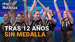 JJOO PARÍS 2024 Las chicas de la NATACIÓN ARTÍSTICA de ESPAÑA BRONCE en EQUIPOS  RTVE Noticias [upl. by Dimo]