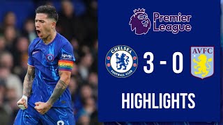 CHELSEA 30 ASTON VILLA FULL TIME  PREMIER LEAGUE 20242025 HIGHLIGHTS  BIG BIG WIN AT BRIDGE [upl. by Nova]