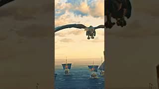 Daenerys Sails to Westeros Dragons shortshouseofthedragongameofthrones [upl. by Eimot]