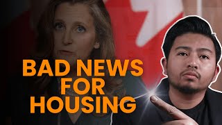 Housing Will Get Worse  New Mortgage Rules For Canada Sept 16 2024 [upl. by Schuyler]