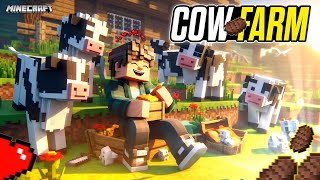 Cow Farm 🐄 for Minecraft pe 120  SPYDE GAMING [upl. by Anul]