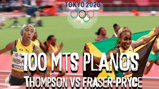 Final 100 mts Planos femenino con RÉCORD OLIMPICO  Juegos Olimpicos Tokio 2021 [upl. by Ballou]