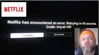 FIX tvqst145 NETFLIX Has Encountered an ERROR Retrying in 45 Seconds CODE Try Again More Details [upl. by Lasyrc]