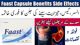 Faast Omeprazole 20 Mg Uses In Urdu  Faast 40 Mg Side Effects [upl. by Nesrac]