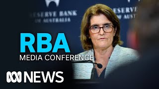 IN FULL RBA Governor Michele Bullock on decision to leave cash rate on hold  ABC News [upl. by Zelten]