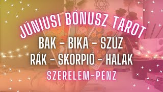 FÖLD amp VÍZ jegyek 🌏🌊 PÉNZ amp SZERELEM ❤️ 💸 ✨ júniusi bónusz tarot ✨Mit hoz még neked ez a hónap👀 [upl. by Anola]