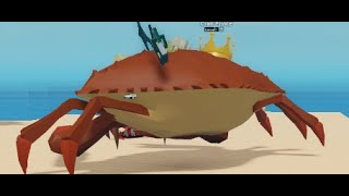 Roblox Countless Worlds Crab Prince Boss Fight [upl. by Cavill]