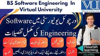 BS Software Engineering  Virtual University of Pakistan Admission 2024 BSSE Admission VU 2024 [upl. by Luamaj]