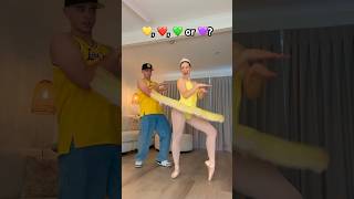 WE NEED TO KNOW 😅  APT DANCE by ROSÉ amp Bruno Mars dance trend viral couple funny shorts [upl. by Naneik226]