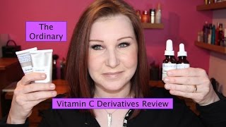 The Ordinary Skincare  Vitamin C amp Derivatives  Review [upl. by Eserahs]