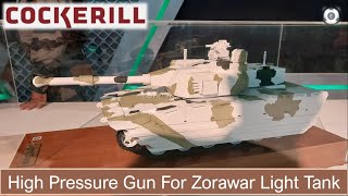 Belgian Cockerill 105mm High Pressure Gun For Indian Armys Zorawar Light Tank [upl. by Gar]