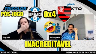 QUEKI INCONFORMADA COM quotGRÊMIO 0x4 FLAMENGOquot COPA DO BRASIL 2021 [upl. by Alyat]