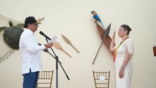 Presidente Gustavo Petro durante el acto de posesión de la Defensora del Pueblo Iris Marín Ortiz [upl. by Nulubez]