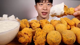 온통 다 뿌링클뿌링클다리 뿌링치즈볼 뿌링핫도그 뿌링치즈스틱 먹방 ASMR MUKBANG Bburinkle chickenchees ball eating [upl. by Onivag924]