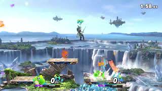 Smash Ultimate amiibo Cup ZX Fire Semifinals1 [upl. by Nnylarak]