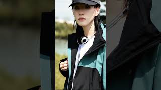 HTDF51 best waterproof warm weather rain shell outdoor jacket [upl. by Farmann]