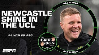 Newcastle vs PSG FULL REACTION How did Howe’s side stop the threat of Kylian Mbappe  ESPN FC [upl. by Adnalue]