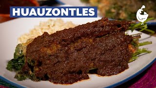 Sabor a casa receta de huauzontles en salsa de chile pasilla [upl. by Enixam653]