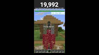 Attacking Bedrock Golem Challenge until I reach 20000 Subscribers minecraft minecraftlive [upl. by Griff]