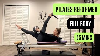 Intermediate Pilates Reformer Full Body 35 Mini Ball [upl. by Mcdade]