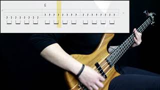 The Strokes  Reptilia Bass Cover Play Along Tabs In Video [upl. by Bonucci]