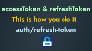 How to handle accessToken and refreshToken in React and Node [upl. by Ilyk]