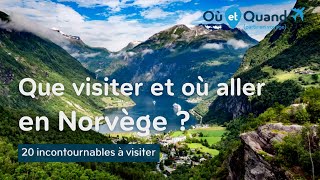 Que visiter et où aller en Norvège  20 lieux INCONTOURNABLES [upl. by Ateuqirne]