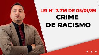 Lei Nº 7716 de 1989  Crime de Racismo  PMPA  Professor Raphael Pinho [upl. by Nakeber]