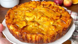 Gâteau aux Pommes Brillant  Recette Rapide  Ça fond dans la bouche [upl. by Stevena]